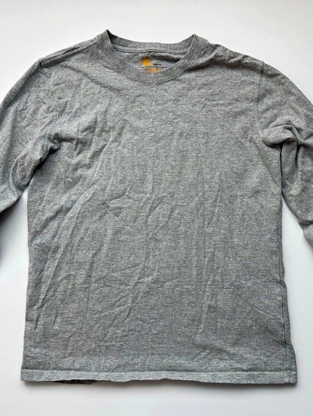 Carhartt Original Fit Long Sleeve Graphic Tee Gray Kid’s Medium